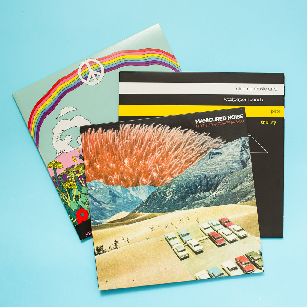 Manchester Vinyl x 3 Cheap Summer Bundle- SIGNED Jon Savage Baggy Comp / Manicured Noise / Pete Shelley Albums -FREE UK Postage