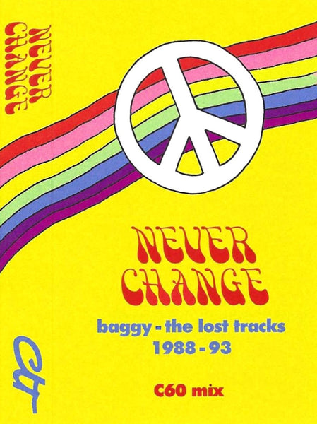 "Never Change" Cassette C60 Mix - The "Lost" Baggy/Madchester 1988-93 Tracks (Very Ltd 100)