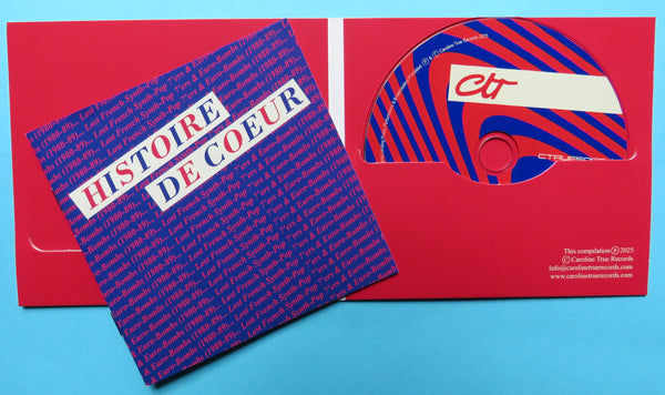 Histoire De Coeur - Lost French Synth-Pop 7’ers & Euro-Bombs (1980-89) CD - Ltd Digisleeve  Edition & 8 Page Booklet