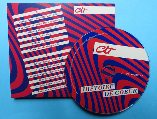 Histoire De Coeur - Lost French Synth-Pop 7’ers & Euro-Bombs (1980-89) CD - Ltd Digisleeve  Edition & 8 Page Booklet