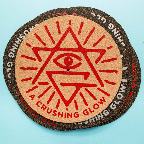 Matt Sewell's A Crushing Glow Presents-Ltd Cork Turntable Mat