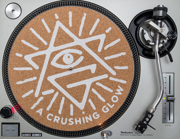 Matt Sewell's A Crushing Glow Presents-Ltd Cork Turntable Mat
