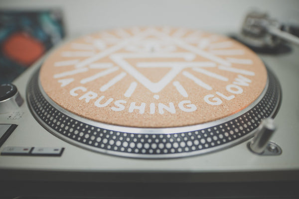 Matt Sewell's A Crushing Glow Presents-Ltd Cork Turntable Mat