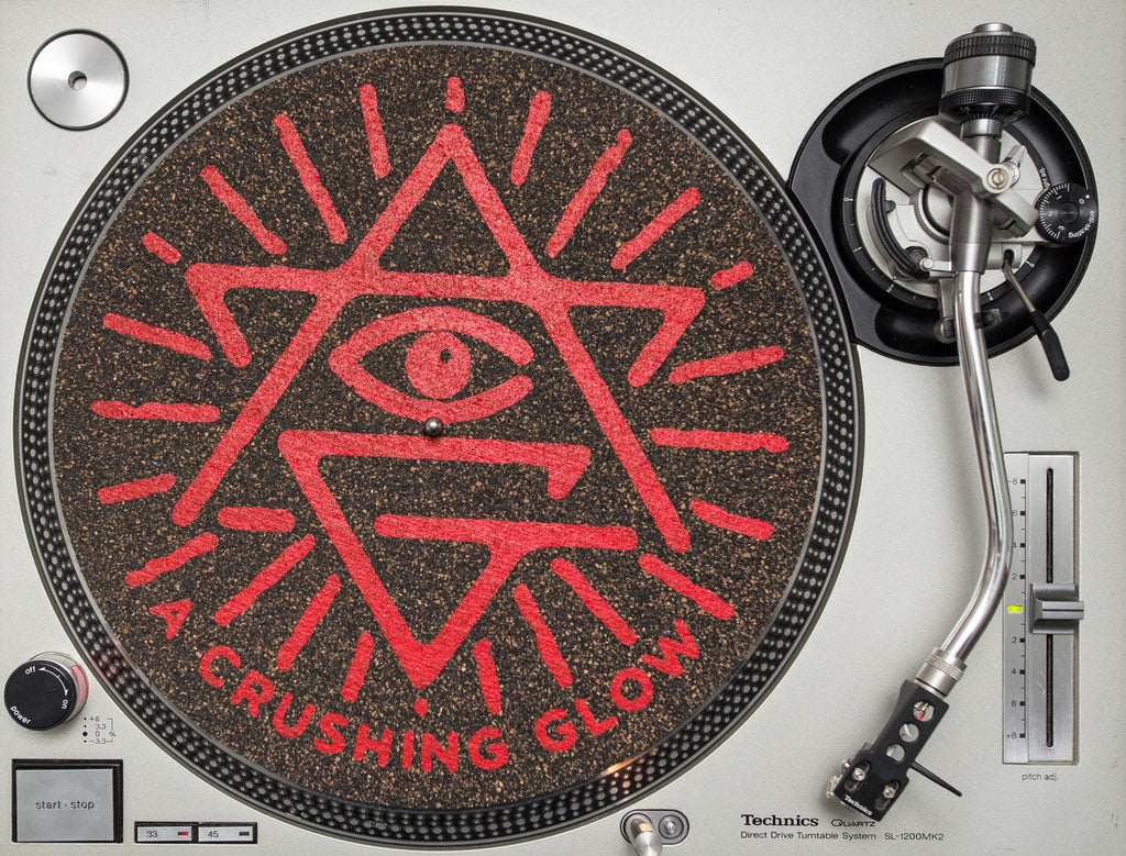 Matt Sewell's A Crushing Glow Presents-Ltd Cork & Rubber Turntable Mat