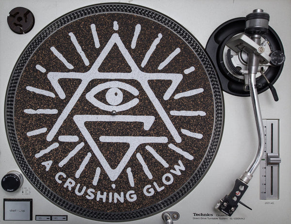 Matt Sewell's A Crushing Glow Presents-Ltd Cork & Rubber Turntable Mat