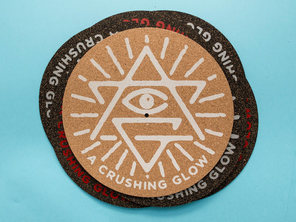 Matt Sewell's A Crushing Glow Presents-Ltd Cork Turntable Mat