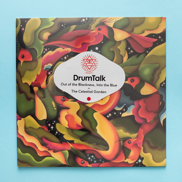 Matt Sewell's A Crushing Glow Presents - DrumTalk - Out Of The Blackness, Into The Blue - Ltd Colour-In-Colour Vinyl 12"