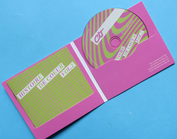 Histoire De Coeur - Lost French Synth-Pop 7’ers & Euro-Bombs-Volume 2 (1985-88) CD - Ltd Digisleeve Edition & 8 Page Booklet