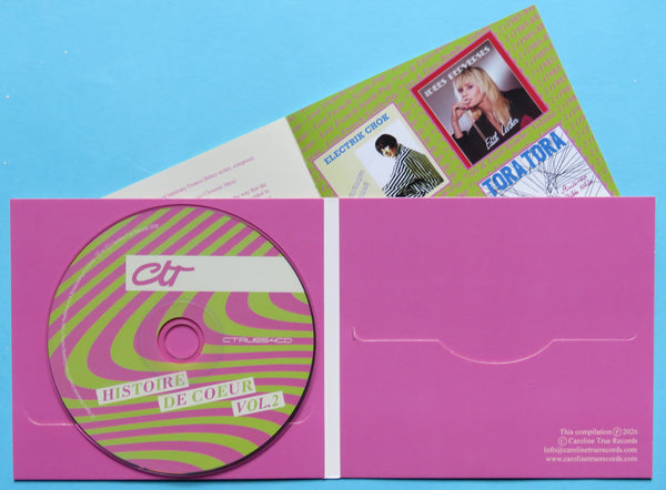 Histoire De Coeur - Lost French Synth-Pop 7’ers & Euro-Bombs-Volume 2 (1985-88) CD - Ltd Digisleeve Edition & 8 Page Booklet