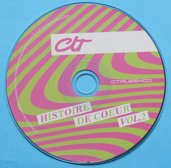 Histoire De Coeur - Lost French Synth-Pop 7’ers & Euro-Bombs-Volume 2 (1985-88) CD - Ltd Digisleeve Edition & 8 Page Booklet