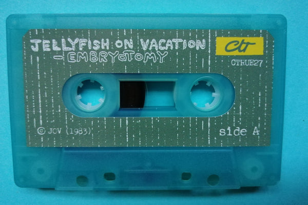 Jellyfish On Vacation - Embryotomy (Ltd - 100-C60 Cassette & Badge & Download) - Lost Early 80s UK Synthwave