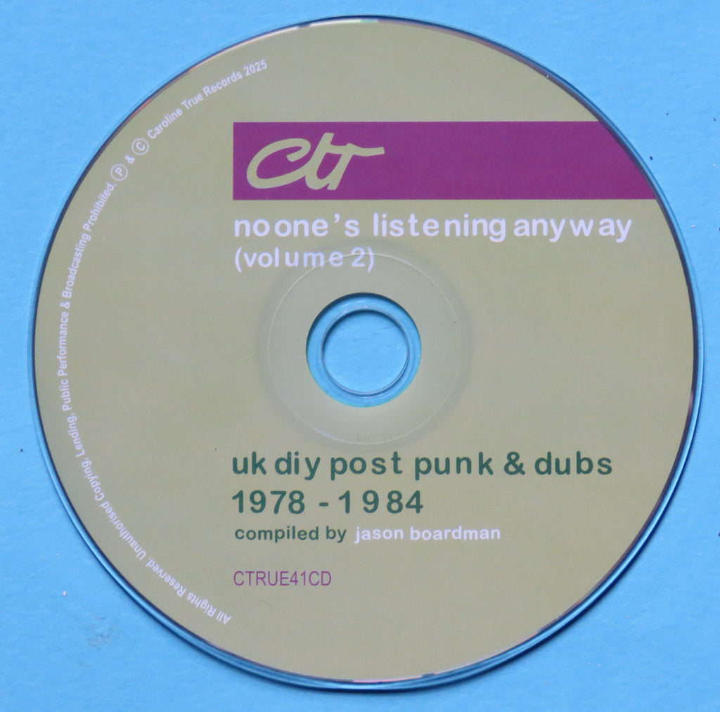 Listen Anyway No-Ones Listening Anyway - UK DIY Post Punk & Dubs 1978-1984 (Volume 2 ...