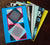 Caroline True Records Postcards - Ltd Edition Set of 6 Artwork Postcards